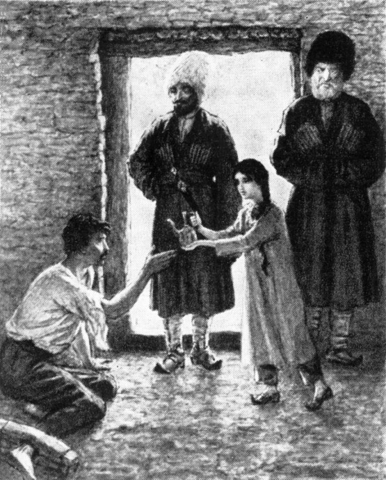 описание интерьера в рассказе кавказский пленник